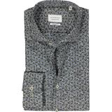 ETERNA modern fit overhemd, twill, groen dessin
