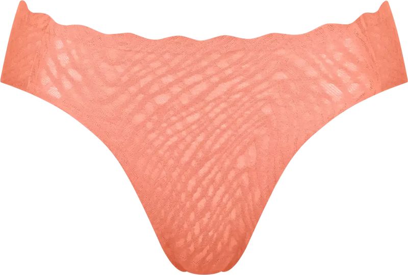 Sloggi - ZERO Feel Bliss High Leg - Dames Slip - Licht Abrikoos