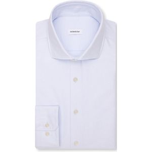 Seidensticker slim fit overhemd, popeline, blauw