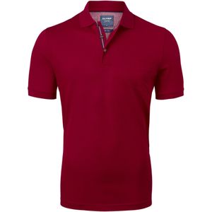 OLYMP modern fit poloshirt, bordeaux rood -  Maat: S