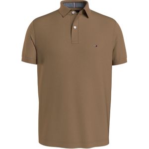 Tommy Hilfiger 1985 Regular Polo, bruin -  Maat: L