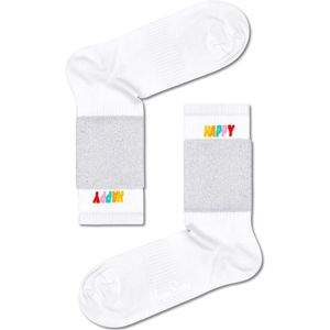 Happy Socks Cuff 3/4 Crew Sock, sportieve unisex sokken