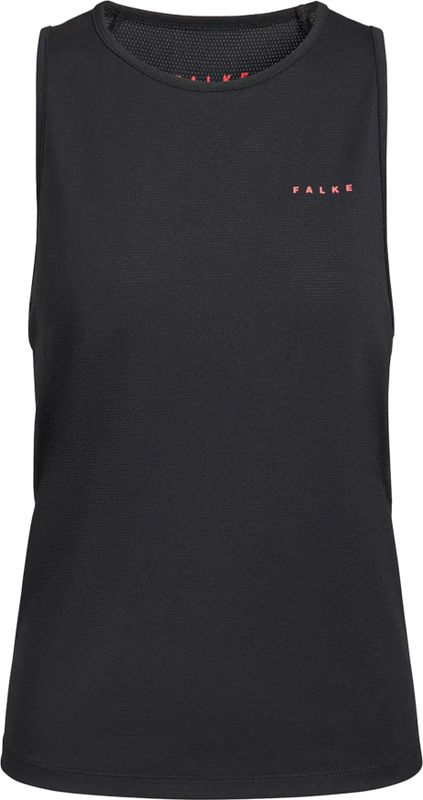 FALKE - TR Perform Better - Mouwloze Top - Zwart - Vochtregulerend Functioneel Materiaal