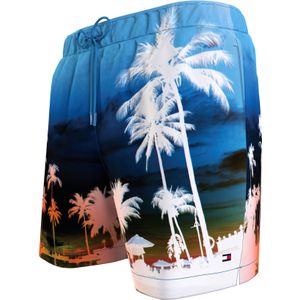 Tommy Hilfiger - Phorint - Zwembroek - Gerecycled Polyester - Fotoprint van Palmbomen