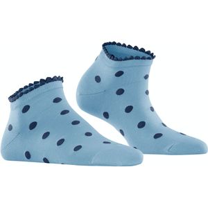 FALKE Lady Bug dames sneakersokken, azuur blauw (azur) -  Maat: 35-38