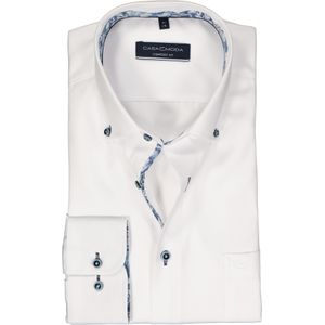 CASA MODA comfort fit overhemd, popeline, wit