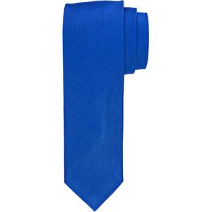 Profuomo stropdas, zijde, royal blauw -  Maat: One size