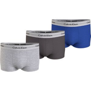 Calvin Klein Trunk (3-pack), heren boxers normale lengte, blauw -  Maat: XL
