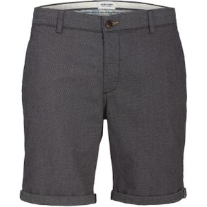 JACK & JONES Fury Shorts regular fit, heren chino korte broek, donkergrijs -  Maat: S
