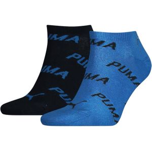 Puma Unisex Bwt Quarter (2-pack), unisex hoge enkelsokken, blauw, grijs, blauw -  Maat: 39-42