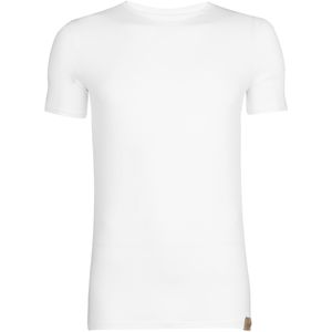 RJ Bodywear The Good Life T-shirts (2-pack), slim fit heren T-shirts O-hals, wit -  Maat: XXL