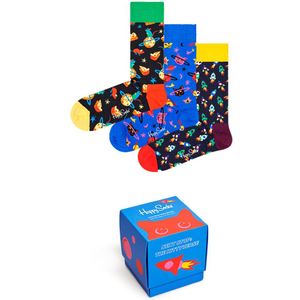 Happy Socks Outer Space Socks Gift Set (3-pack), unisex sokken in cadeauverpakking - Unisex - Maat: 41-46