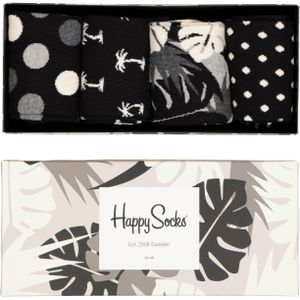 Happy Socks sokken, Happy Black White Gift Box (4-pack)