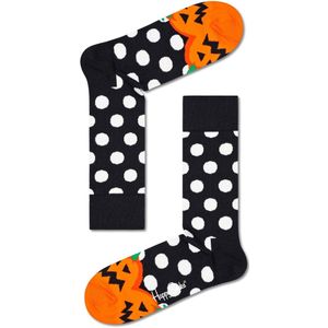 Happy Socks Halloween Pumpkin Sock, unisex enkelsokken - Unisex - Maat: 36-40