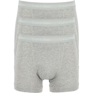 Calvin Klein Trunk (3-pack), heren boxers normale lengte, grijs -  Maat: XL