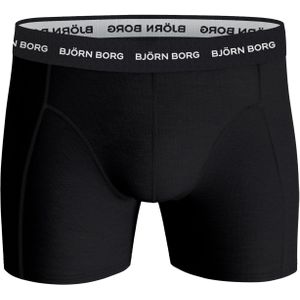 Bjorn Borg Cotton Stretch boxers, heren boxers normale lengte (1-pack), zwart