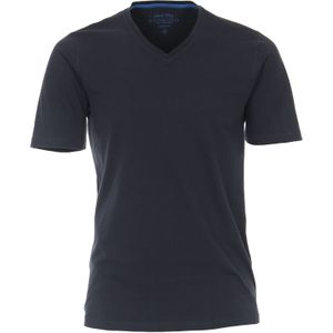 Redmond regular fit T-shirt, korte mouw V-hals, blauw -  Maat: M