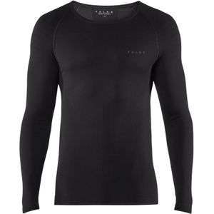 FALKE Warm heren thermoshirt, lange mouw, zwart