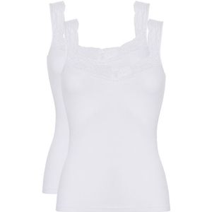 Ten Cate - Basic Lace - Dames Singlet - Wit - 2-pack