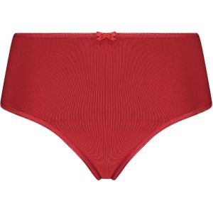 RJ Bodywear Pure Color dames maxi string, donkerrood -  Maat: 3XL