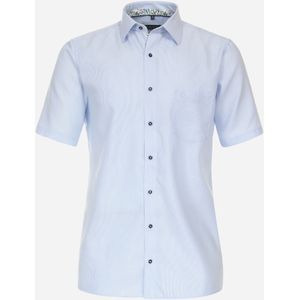 CASA MODA comfort fit overhemd, korte mouw, twill, blauw 56