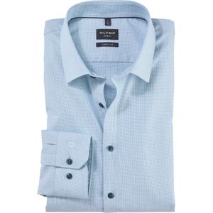OLYMP No. 6 Six super slim fit overhemd, popeline, smaragdgroen