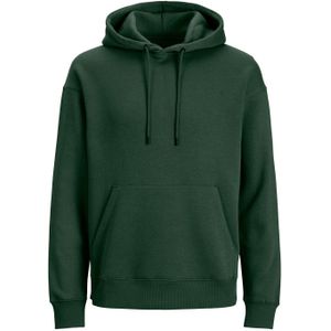 JACK & JONES Star basic sweat hood regular fit, heren hoodie katoenmengsel met capuchon, groen