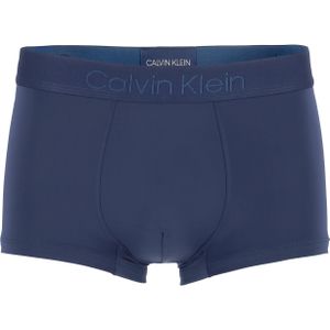 Calvin Klein CK BLACK Micro low rise trunk (1-pack), microfiber heren boxer kort, blauw