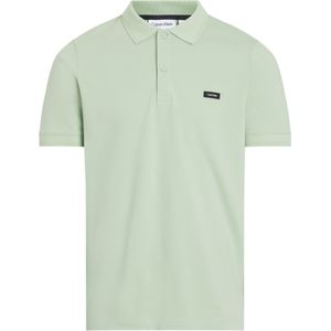 Calvin Klein Thermo Tech Pique Slim Polo, heren poloshirt, lichtgroen - Maat: S