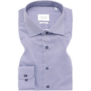 ETERNA slim fit overhemd, twill, lichtblauw dessin