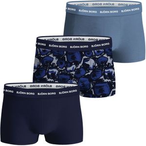 Bjorn Borg Cotton Stretch trunks, heren boxers korte pijp (3-pack), multicolor