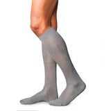 FALKE No. 10 Pure Fil d Ecosse herensokken, grijs (light greymel.)