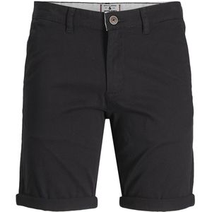 JACK & JONES Dave Chino Shorts regular fit, heren chino korte broek, zwart -  Maat: M