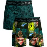 Muchachomalo boxershorts, heren boxers normale lengte (2-pack), Boxer Shorts Indiana -  Maat: XXL