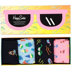 Happy Socks - Tropical Day - Sokken - Kleurig - Gift Set 4-paar