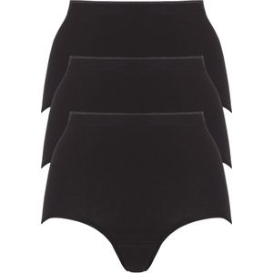 TEN CATE Basic women maxi (3-pack), dames slips hoge taille, zwart