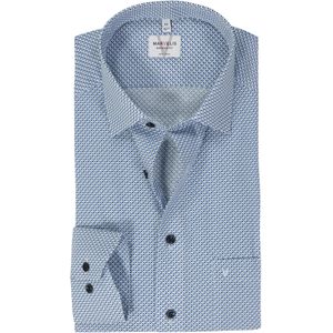 MARVELIS - Overhemd - Lichtblauw - Poplin - Extra Lange Mouwen