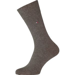 Tommy Hilfiger Classic Socks (2-pack), herensokken katoen, bruin -  Maat: 43-46