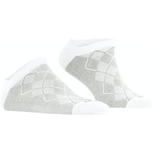 Burlington Carrington heren sneakersokken, wit (white)