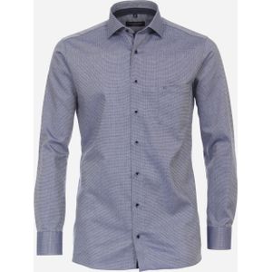 CASA MODA modern fit overhemd, mouwlengte 72 cm, structuur, blauw 49