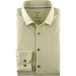 OLYMP 24/7 Level 5 body fit overhemd, twill, groen