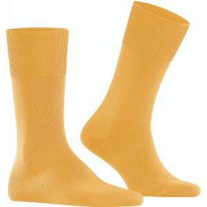 FALKE ClimaWool herensokken, geel (hot ray)