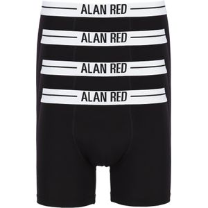 ALAN RED boxershorts (4-pack), zwart -  Maat: XL