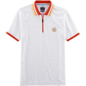 OLYMP Casual modern fit polo, wit