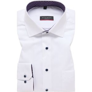 ETERNA modern fit overhemd, Oxford, wit (contrast) 48