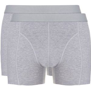 TEN CATE Basics men shorts (1-pack), heren boxers normale lengte, grijs melange -  Maat: XXL
