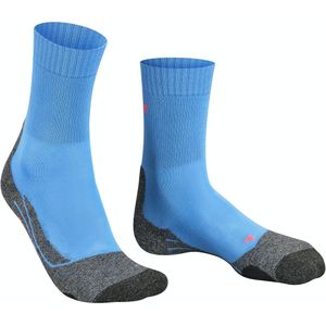 FALKE TK2 Explore Cool dames trekking sokken, blauw (blue note) -  Maat: 35-36