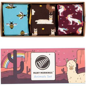 Many Mornings gift set (3-pack), Animals Set