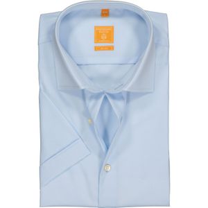 3 voor 99 | Redmond modern fit overhemd, korte mouw, lichtblauw