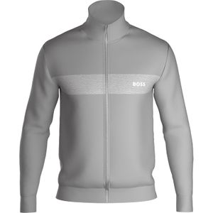 BOSS Tracksuit Jacket, heren lounge vest, lichtgrijs